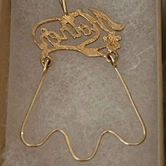 Vintage 14K Mother charm holder pendant - Picture 3 of 7